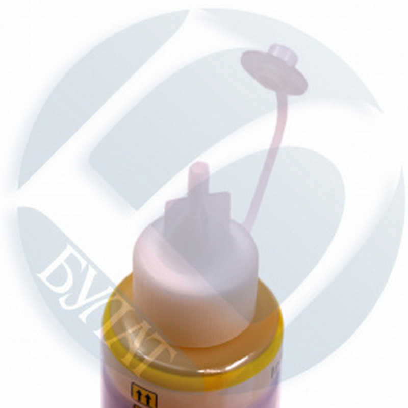 Контейнер с чернилами (с клапаном) Epson L800/L100 T6734/T6644 (C13T67344A/C13T66444A) Yellow (100мл) Universal dye