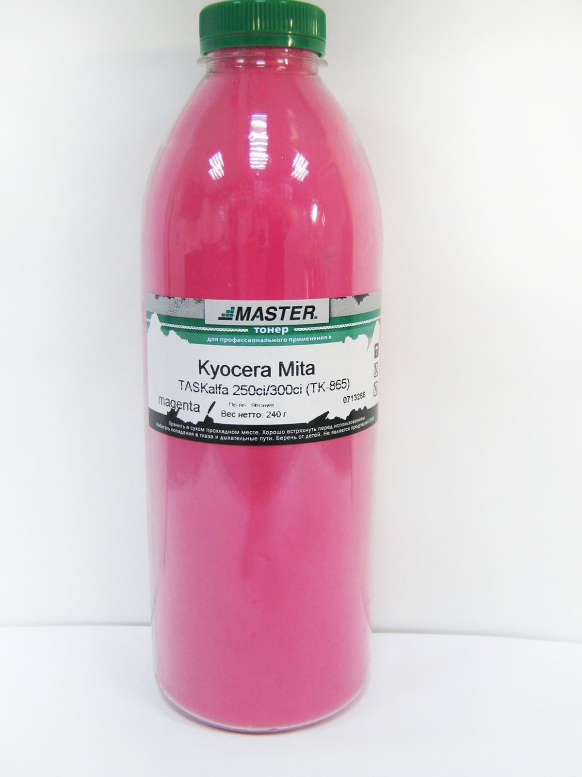 Тонер Kyocera Mita TASKalfa 250ci 300ci 2551ci, TK-865 TK-8325 240г/банка, magenta, 12K