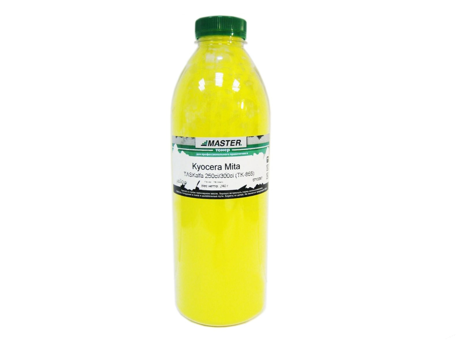 Тонер Kyocera Mita TASKalfa 250ci 300ci 2551ci, TK-865 TK-8325 240г/банка, yellow, 12K