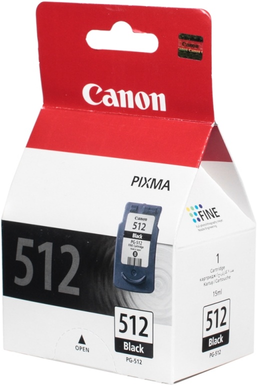 Струйный картридж Canon Pixma iP2700 MP230 MX320 PG-512 (2969B007) Black (14мл/0.400k) (R)