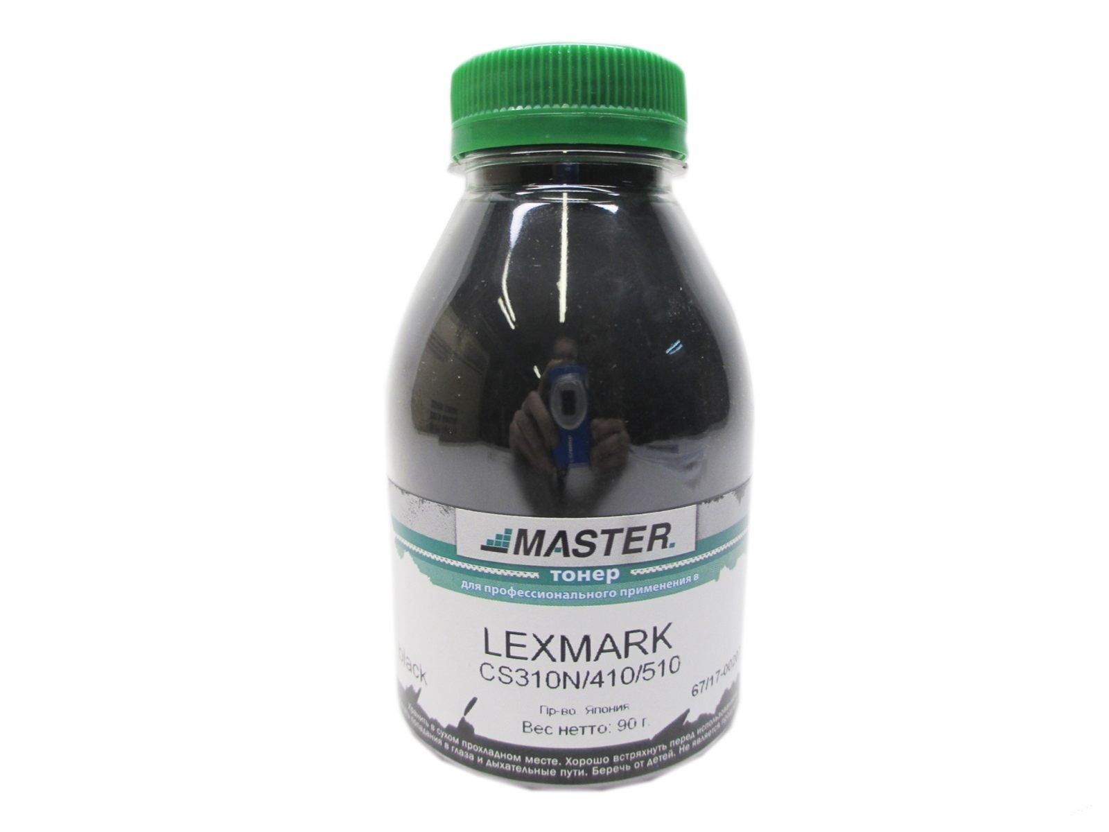 Тонер Lexmark CS310N/410/510, black, 90г/банка, 4К