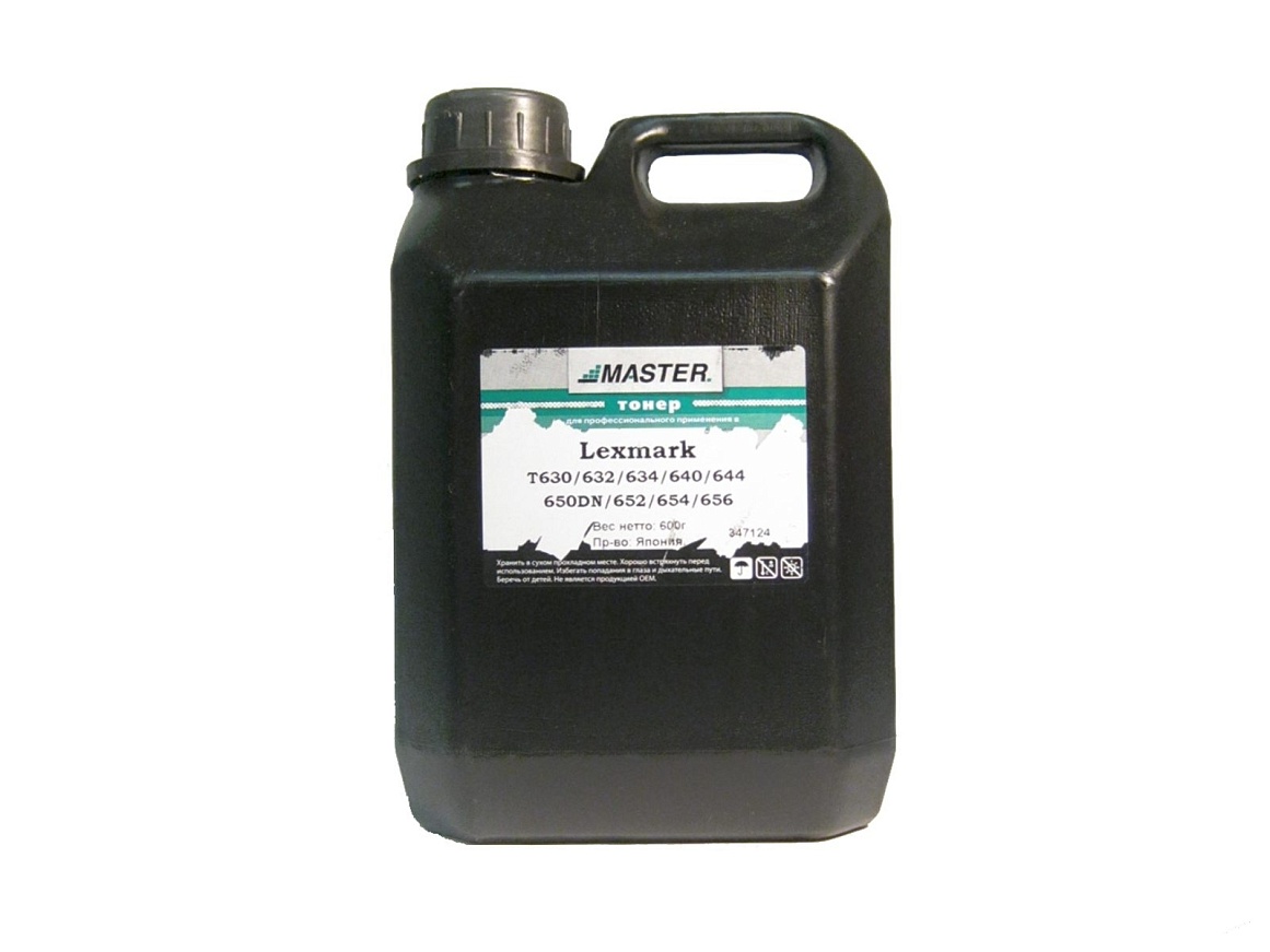 Тонер Lexmark T630/632/634/640/644/650DN/652/654/656, Tomoegawa, 600 г/канистра