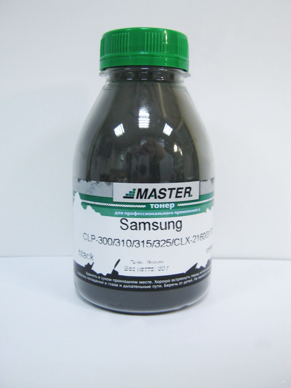Тонер Samsung CLP-300/680/CLX-2160/6260/Xerox Phaser 6110, black, 80г/банка, 2K