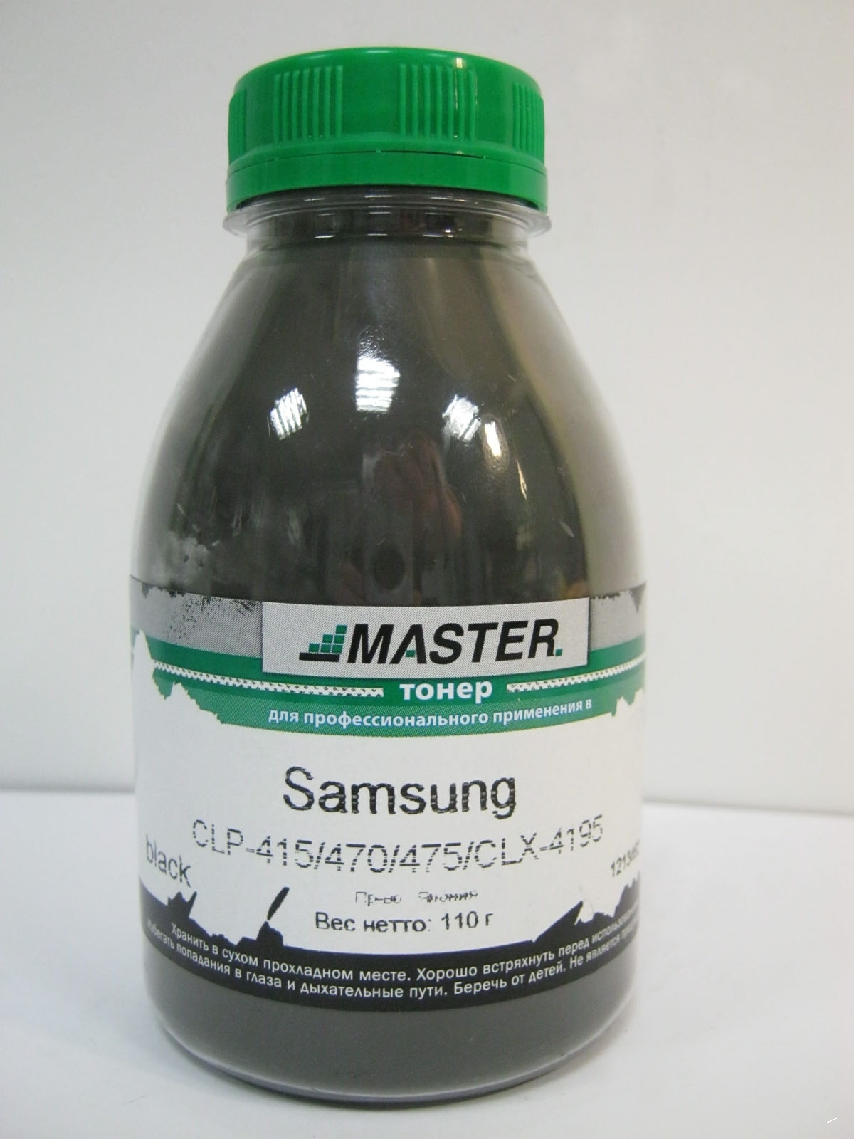 Тонер Samsung CLP-415/470/475/CLX-4195/Xpress C1810W, black, 110г/банка, 2К