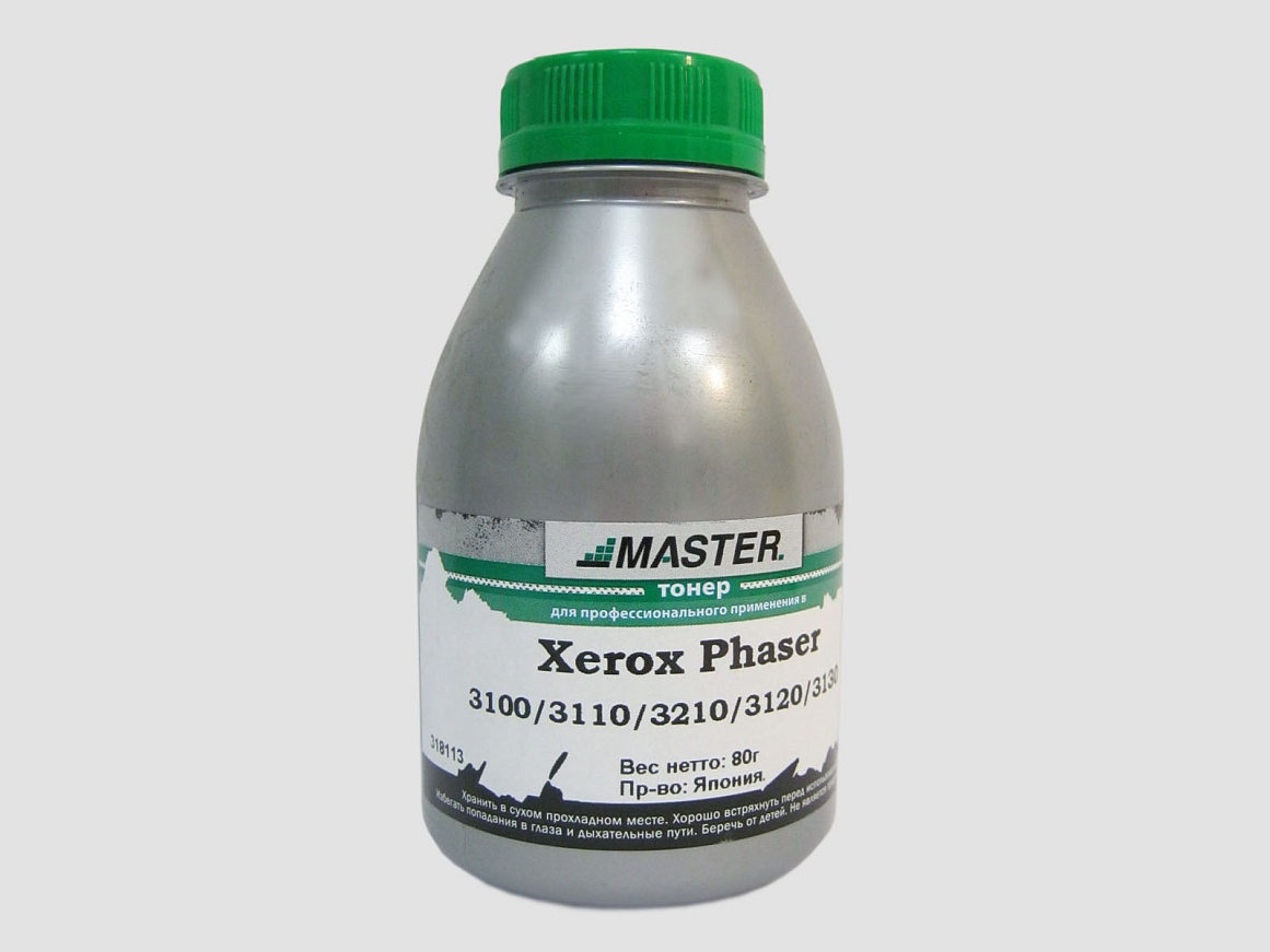 Тонер Xerox Phaser 3100/3110/3210/3120/3130/WC Pe16e/Pe16/Xpress SL-M2620/2670/2820/2830/2870/2880/Ricoh SP311/SP3600, 80г/банка, 3К