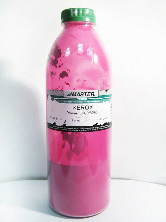 Тонер Xerox Phaser 6180/6280, magenta, 110гр/банка, 6K