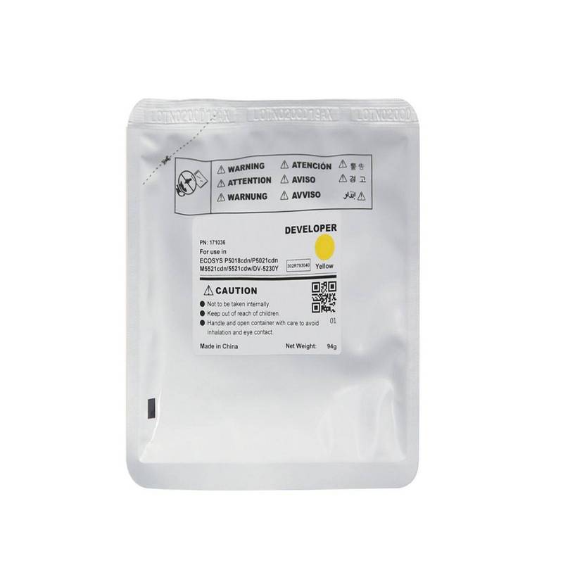 Девелопер DV-5230Y для KYOCERA ECOSYS M5521cdn/P5021cdn/M5526cdw Yellow, 94г, 100000 стр.,