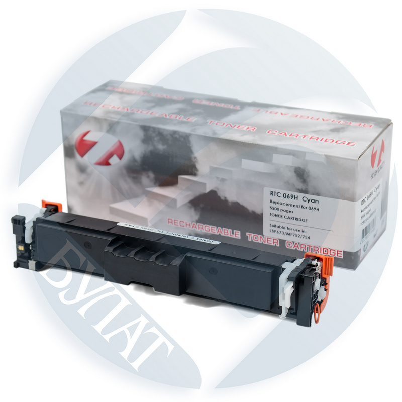 Тонер-картридж Canon LBP-673/MF752 069H Cyan (5.5k). 7Q