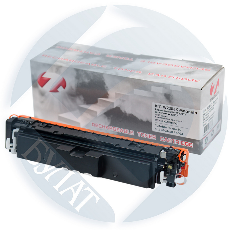 Тонер-картридж HP Color LJ 4203 / 4303 W2303X Magenta (5.5k). (с чипом W2303A) 7Q без гарантии прошивки