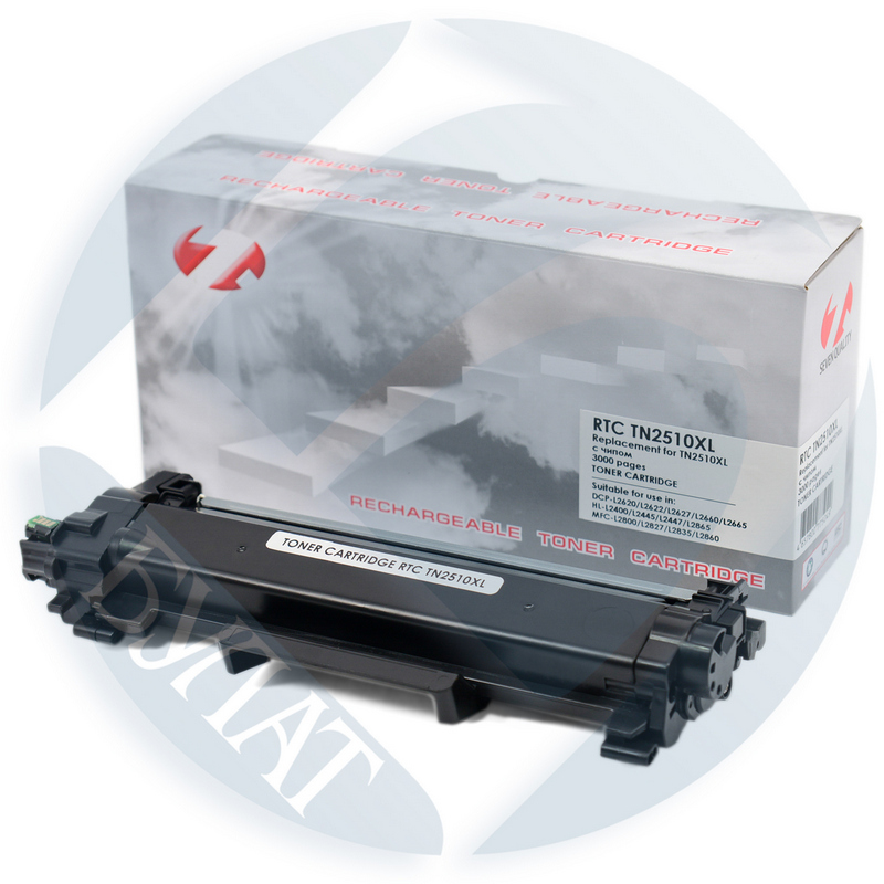 Тонер-картридж Brother HL-L2400 MFC-L2860 TN2510XL (3k). (с чипом) 7Q