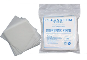Салфетки без ворса для чистки линз и зеркал Cleanroom (Superfine Fiber) (упак 100шт)