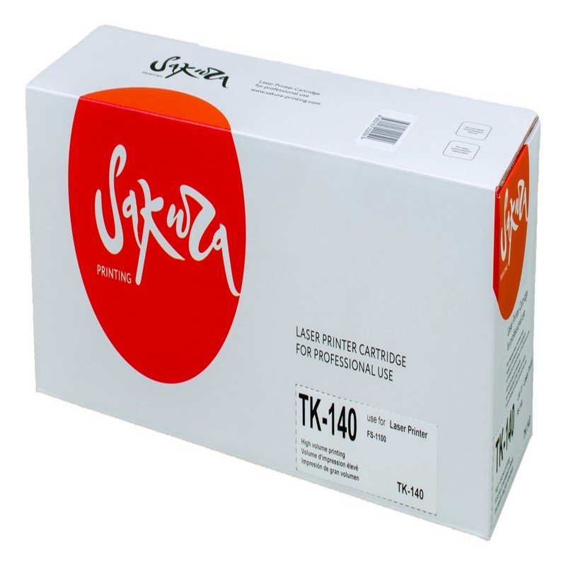 Картридж Sakura TK-140 (1T02H50EU0) для Kyocera Mita FS-1100, черный, 4000 к.