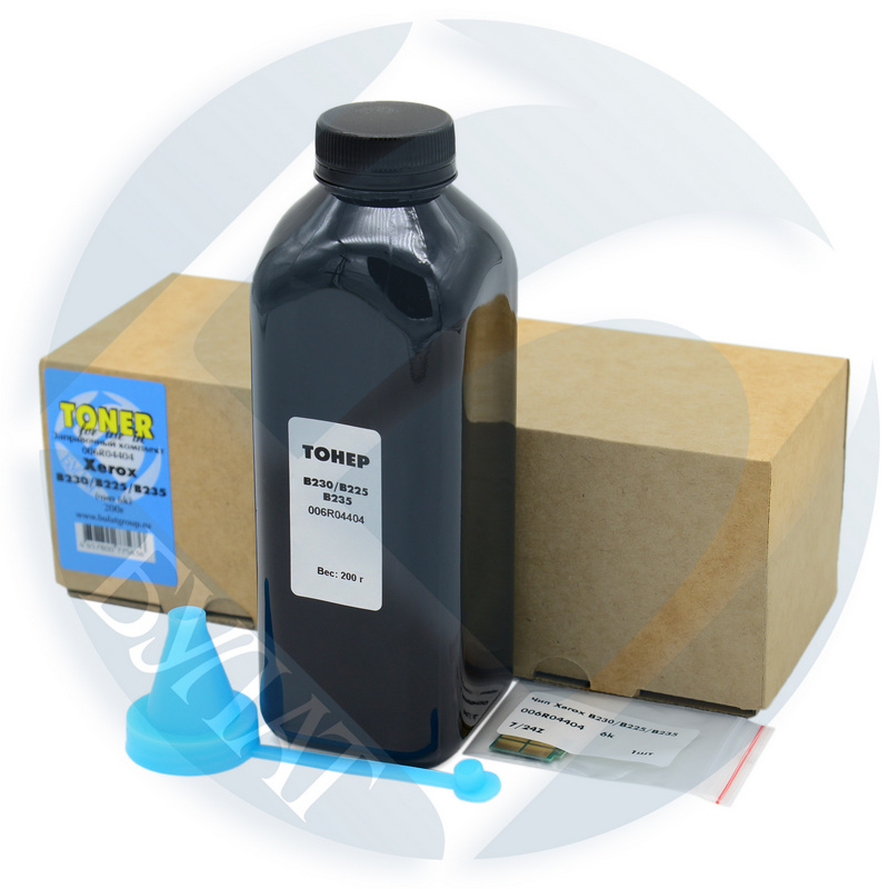 Заправочный комплект Xerox B230 B225 B235 006R04404 банка 200г/чип (6k) БУЛАТ