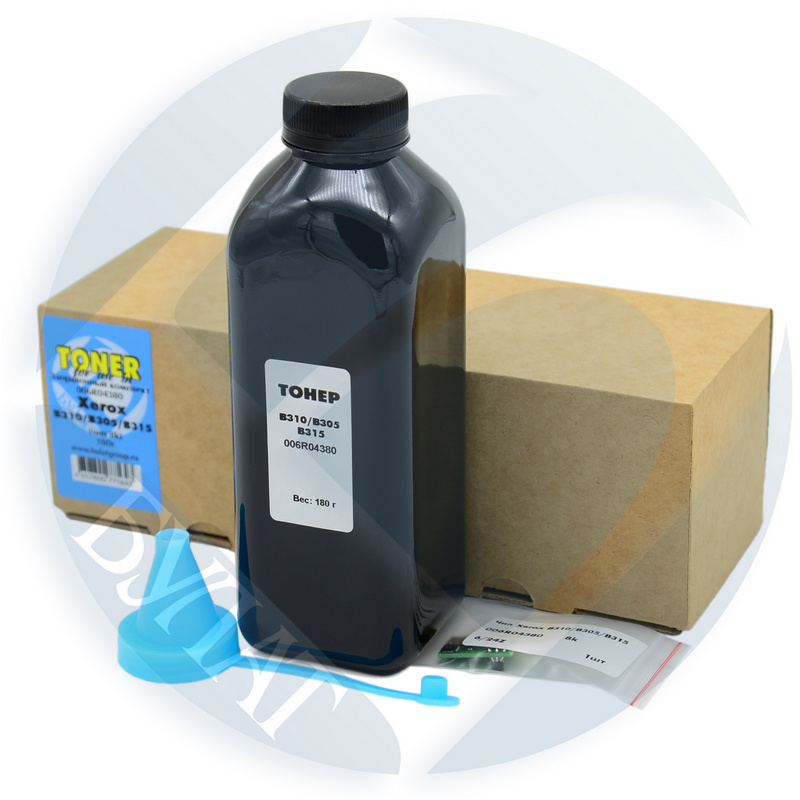Заправочный комплект Xerox B310 B305 B315 006R04380 банка 180г/чип (8k) БУЛАТ
