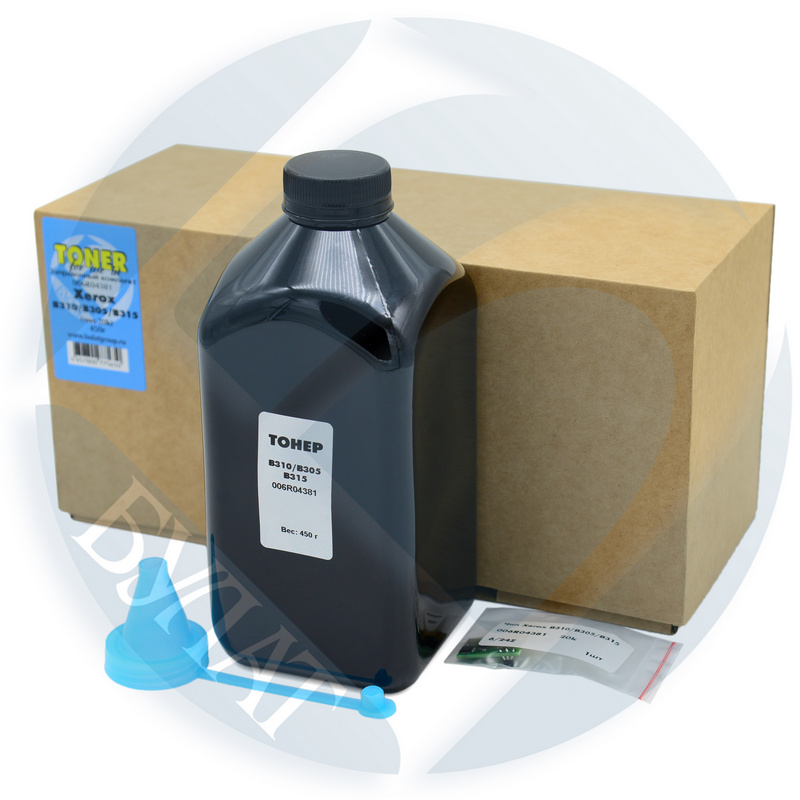 Заправочный комплект Xerox B310 B305 B315 006R04381 банка 450г/чип (20k) БУЛАТ