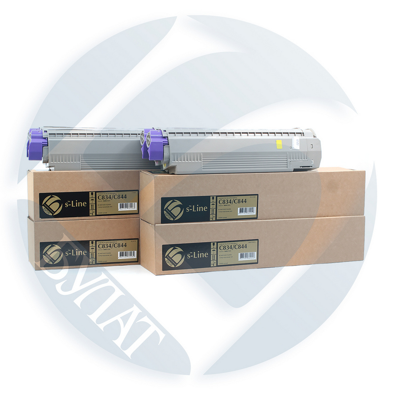 Тонер-картридж Oki C834 / C844 46861324 (10k) Black БУЛАТ s-Line