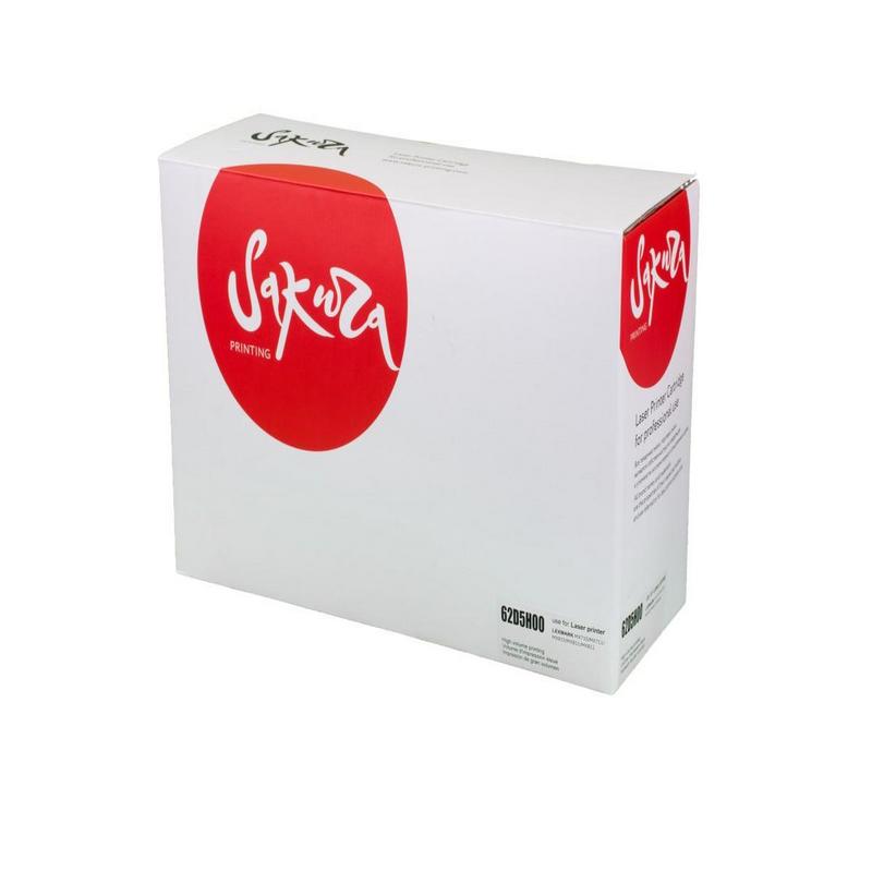 Картридж Sakura 62D5H00 для Lexmark MX711/MX810/MX811/MX812/MX710, черный, 25000 к.