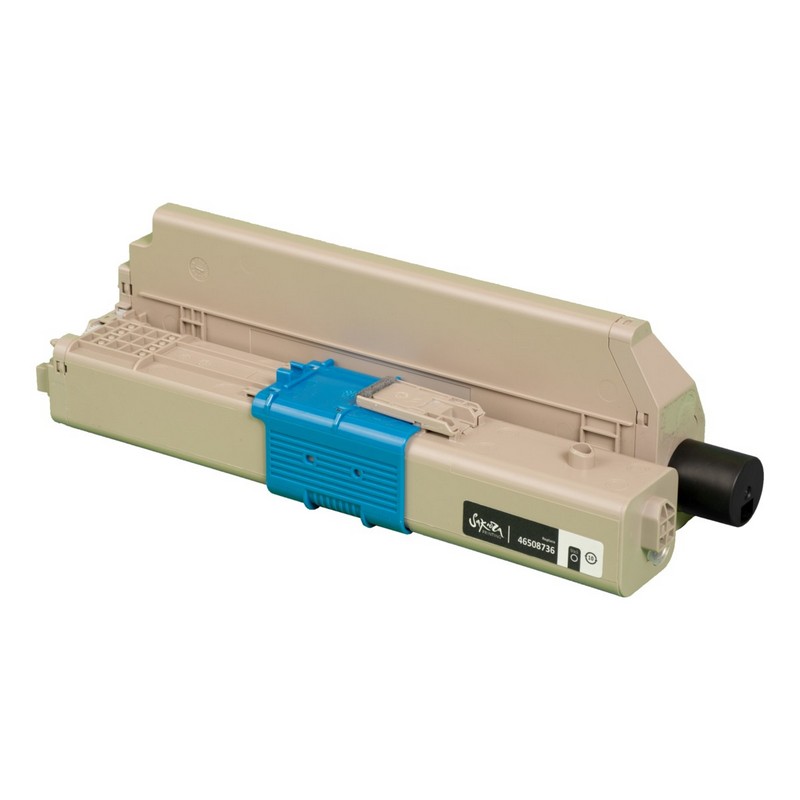 Картридж Sakura 46508736 для OKI, черный, 3500 к.