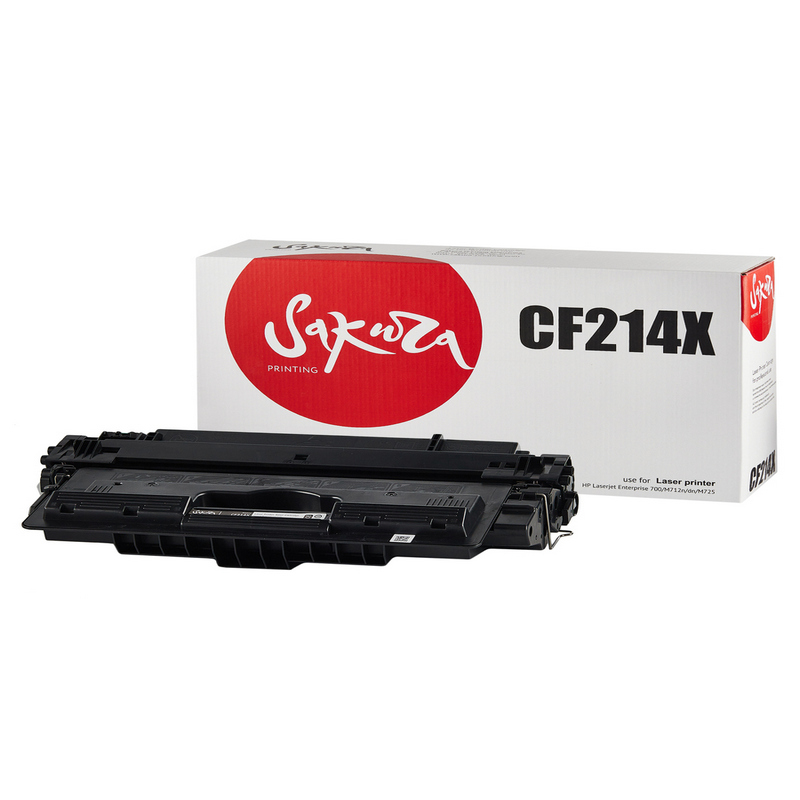 Картридж Sakura CF214X (14X) для HP, черный, 17500 к.