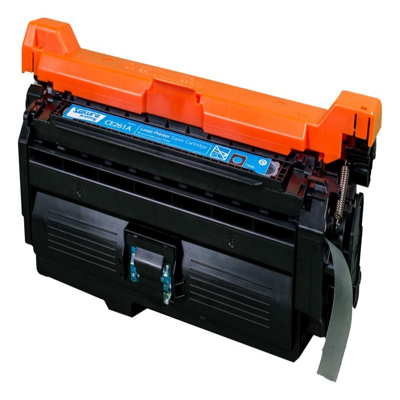 Картридж Sakura CE261A (648A) для HP, голубой, 11000 к.