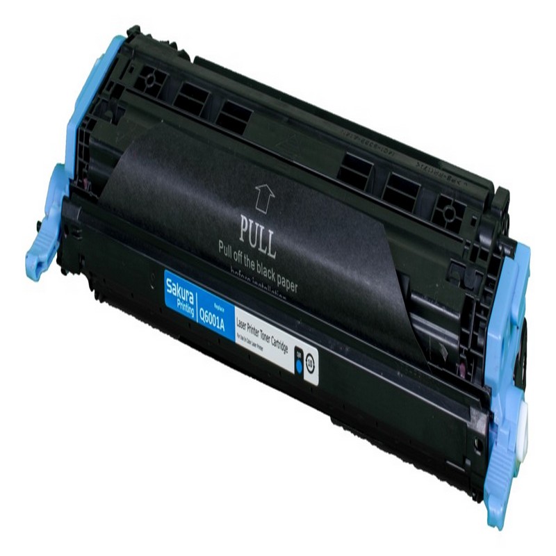 Картридж Sakura Q6001A (124A) для HP, голубой, 2000 к.