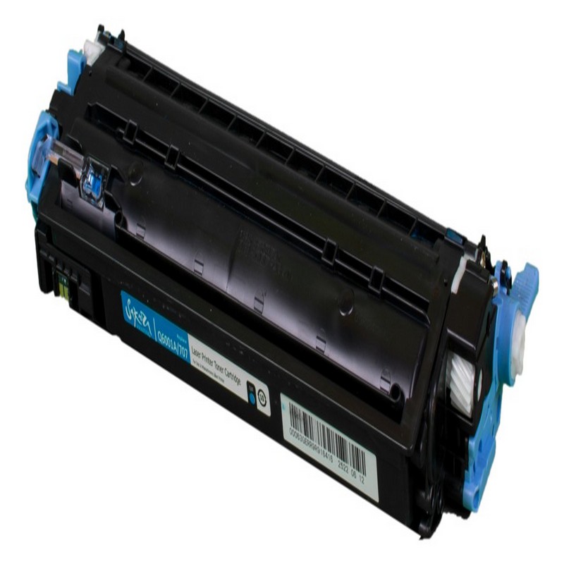 Картридж Sakura Q6001A/707C для HP, Canon, голубой, 2000 к.