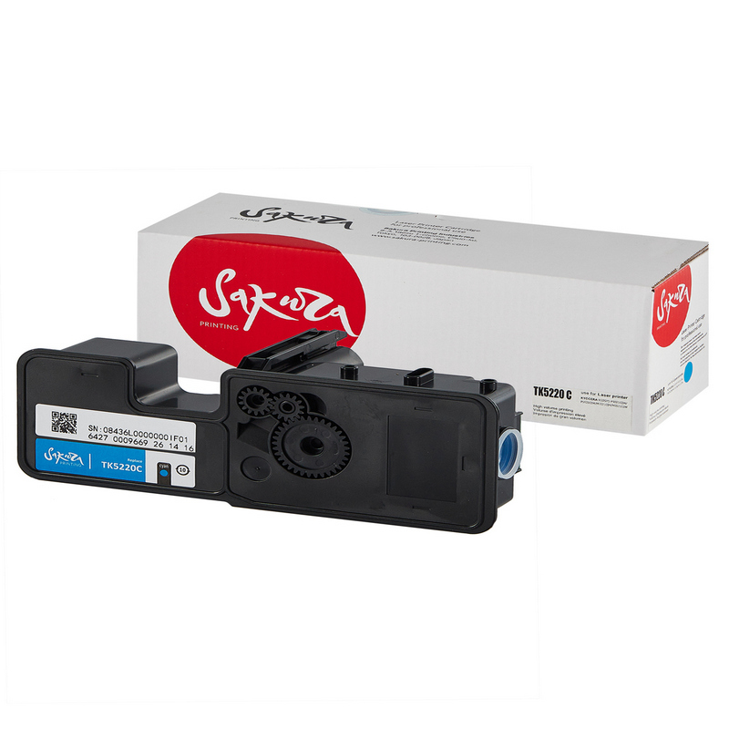 Картридж Sakura TK-5220 C (1T02R9CNL1) для Kyocera Mita, голубой, 1200 к.