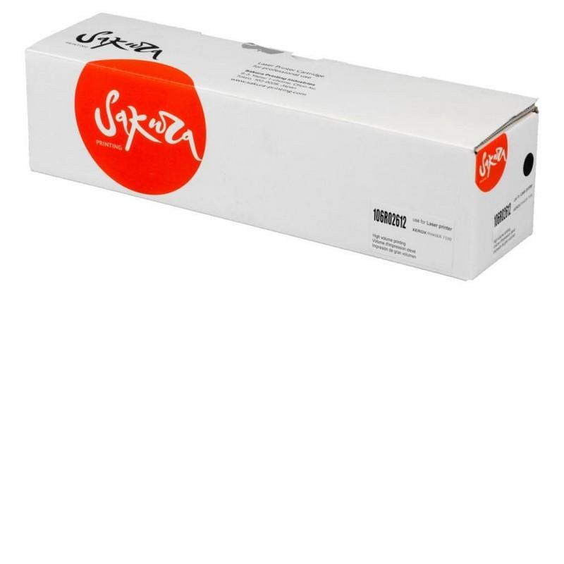 Картридж Sakura 106R02612 для XEROX, черный, (5000+5000)=10000 к.