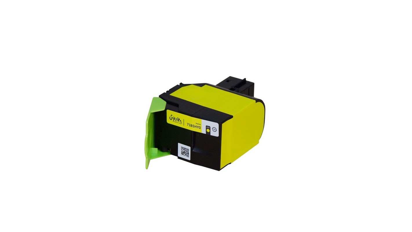 Картридж Sakura 71B5HY0 для Lexmark, желтый, 3500 к.