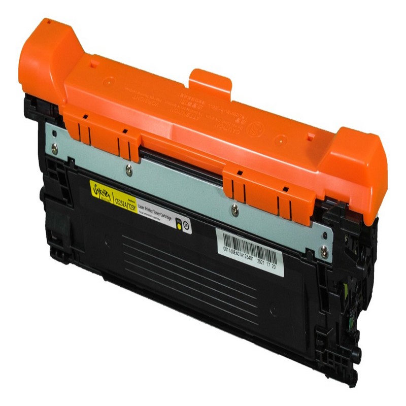 Картридж Sakura CE252A 723 Y для HP, Canon, желтый, 7000 к.