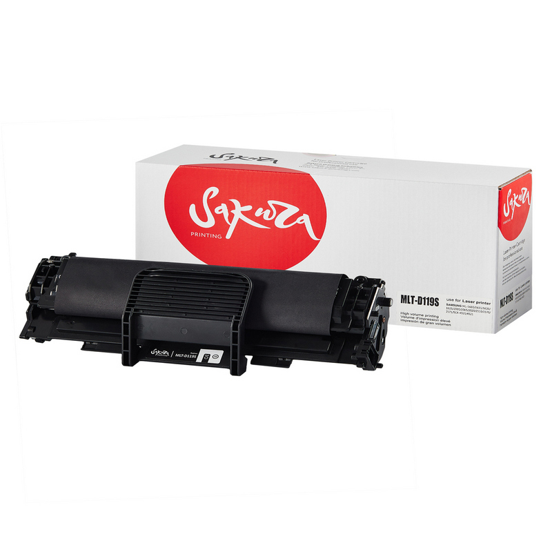 Картридж Sakura MLT-D119S для Samsung, черный, 3000 к.