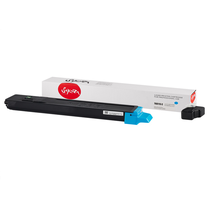 Картридж Sakura TK8115C (1T02P3CNL0) для Kyocera Mita M8124cidn/M8130cidn, голубой, 6000 к.