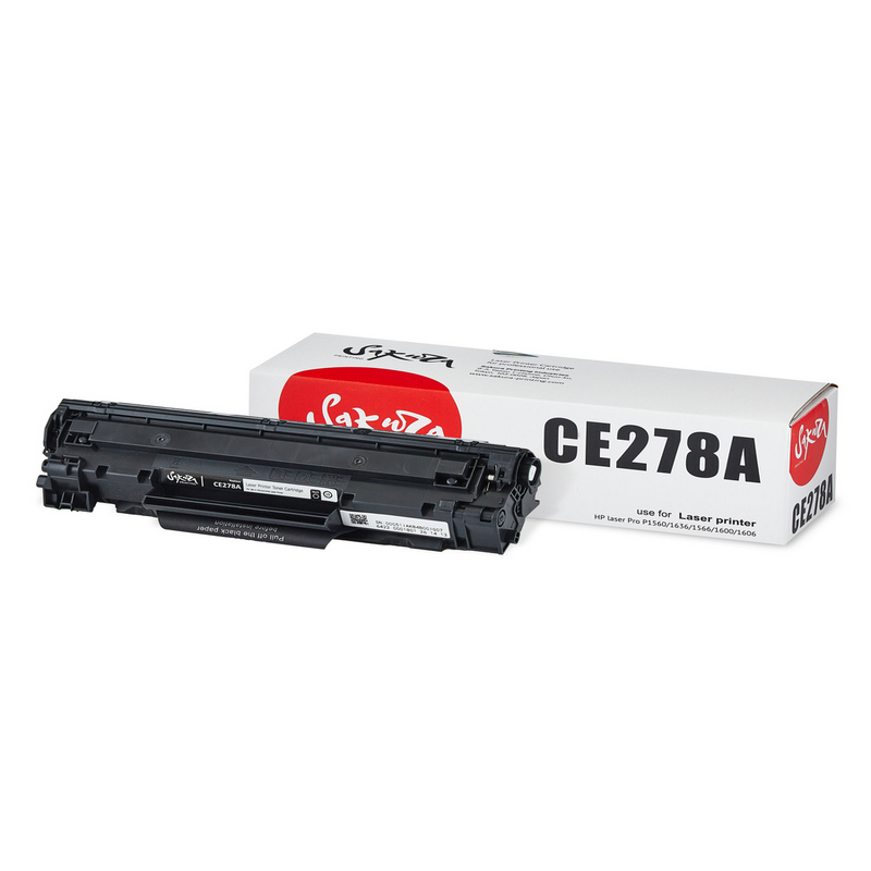 Картридж Sakura CE278A (78A) для HP, черный, 2100 к.