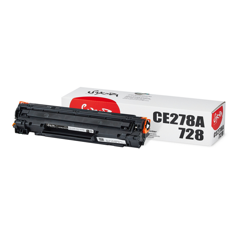 Картридж Sakura CE278A CRG-728 для HP, Canon LJ Р1566/LJ Р1606W/M1536dnfMFP, черный, 2100 к.