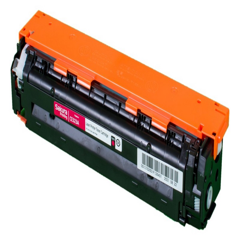 Картридж Sakura CE323A (128A) для HP, пурпурный, 1300 к.