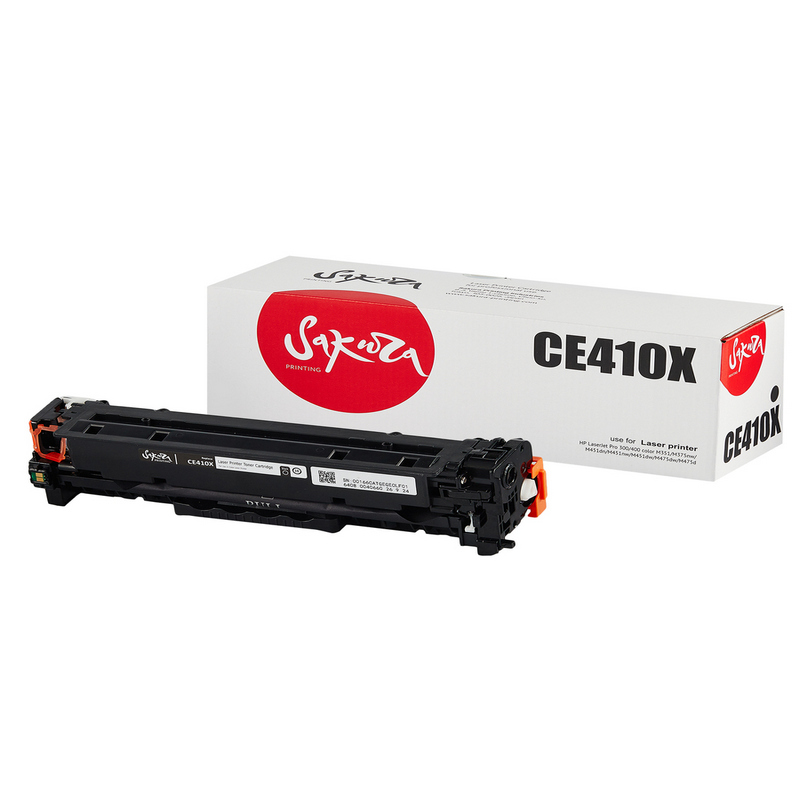 Картридж Sakura CE410X (305X) для HP, черный, 4000 к.