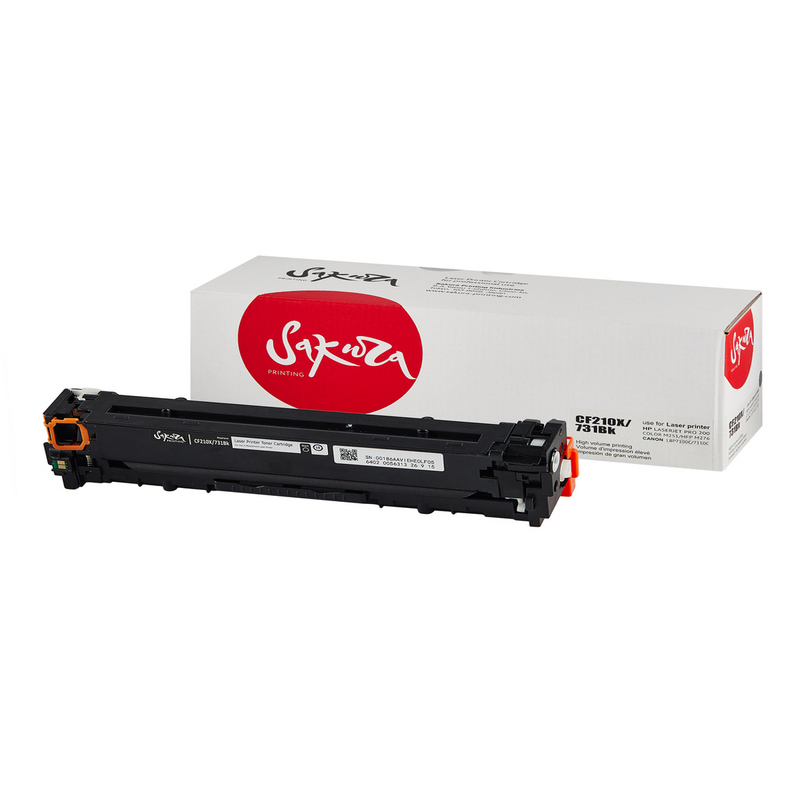 Картридж Sakura CF210X 731 Bk для HP, Canon, черный, 2400 к.