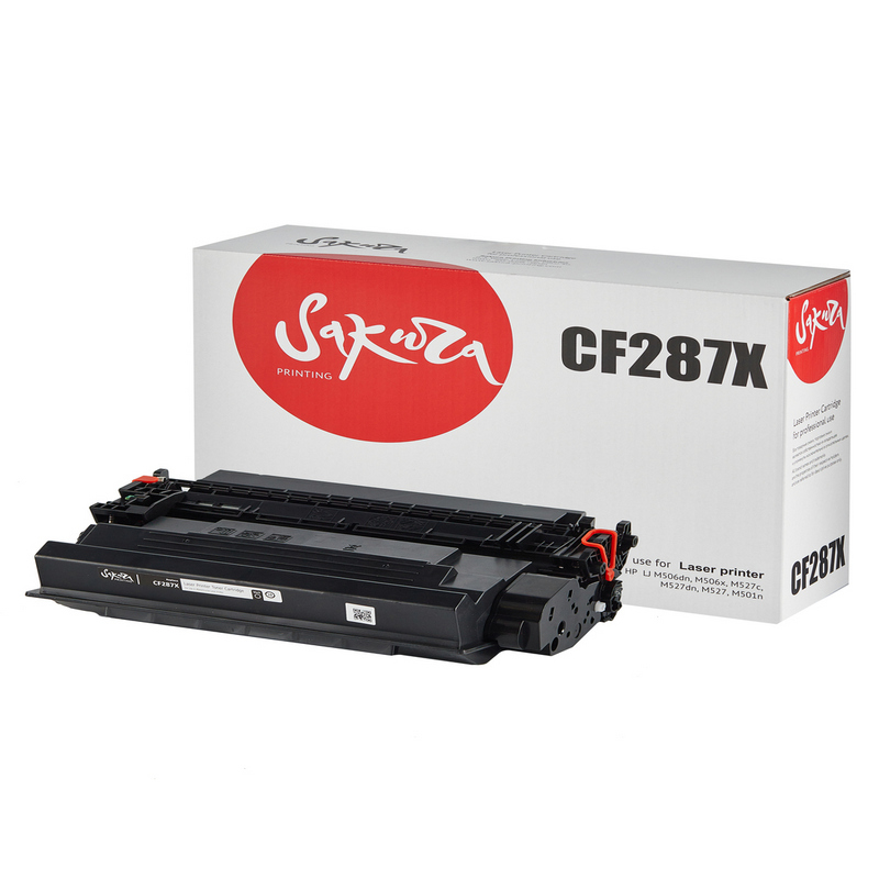 Картридж Sakura CF287X (87X) для HP, черный, 18000 к.