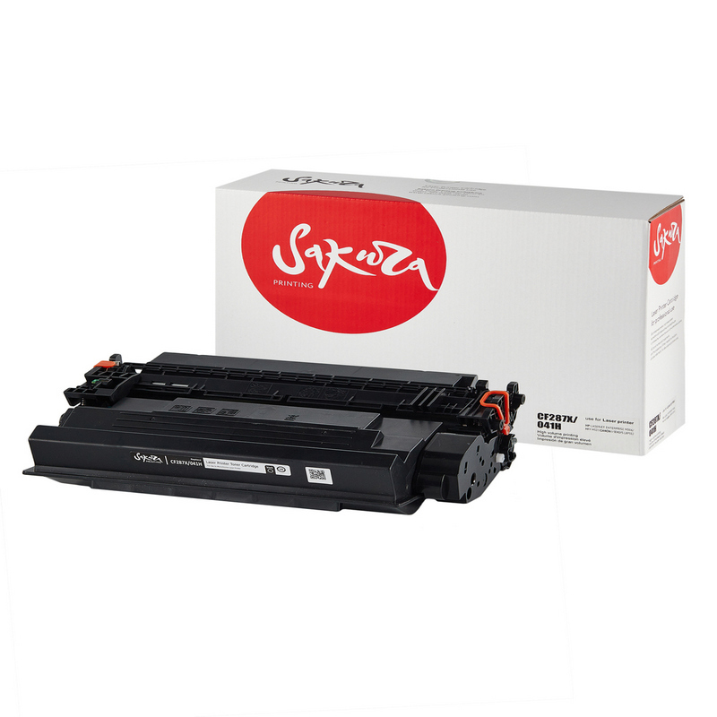 Картридж Sakura CF287X 041H для HP, Canon, черный, 20000 к.