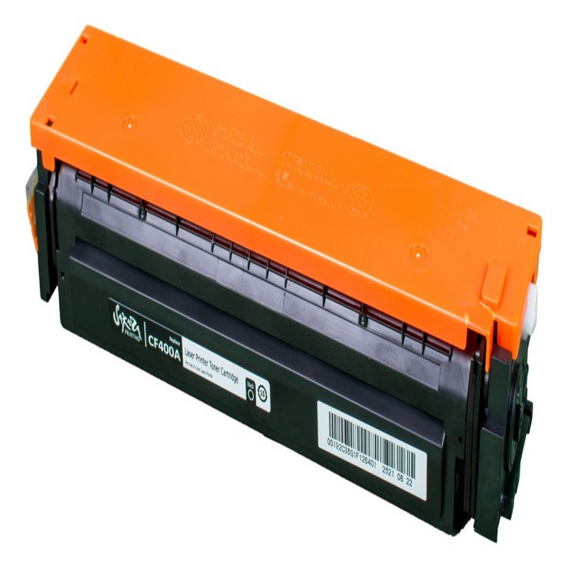 Картридж Sakura CF400A (201A) для HP, черный, 1500 к.