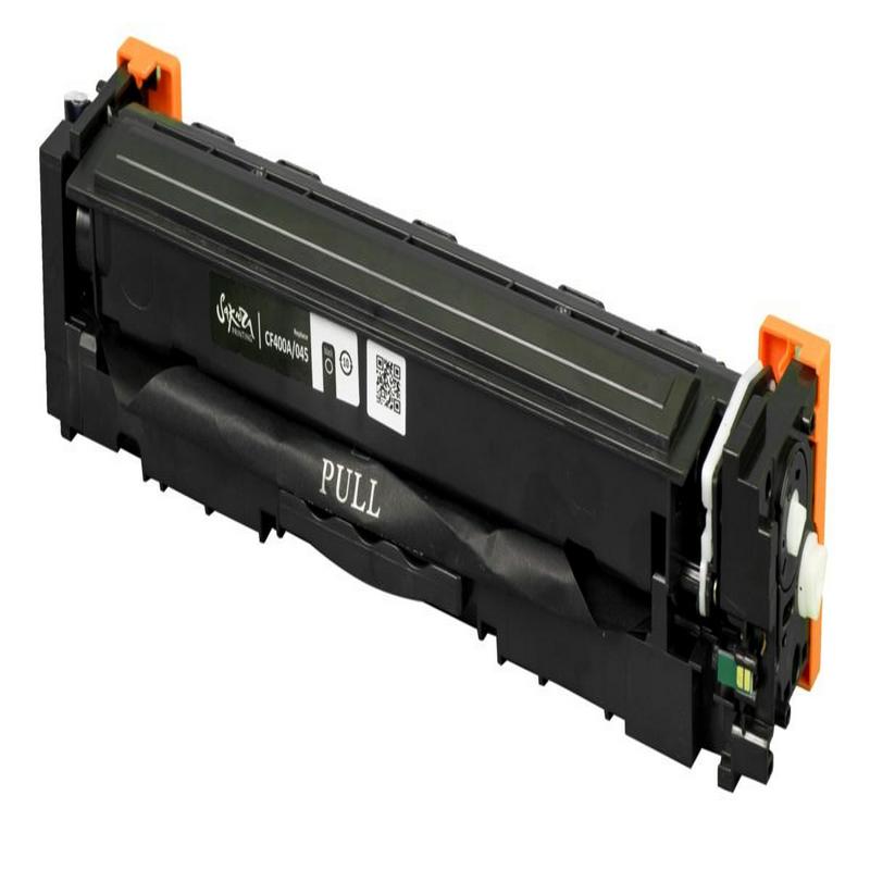 Картридж Sakura CF400A 045 BK для HP, Canon, черный, 1400 к.