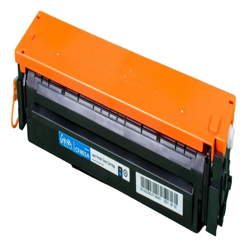 Картридж Sakura CF401A (201A) для HP, голубой, 1400 к.