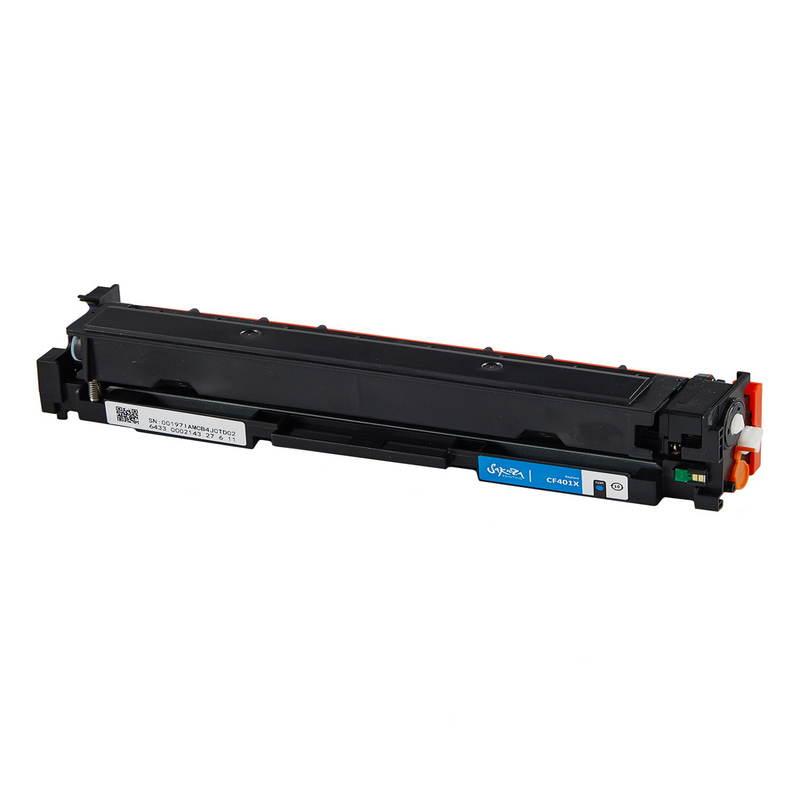 Картридж Sakura CF401X (201X) для HP, голубой, 2300 к.