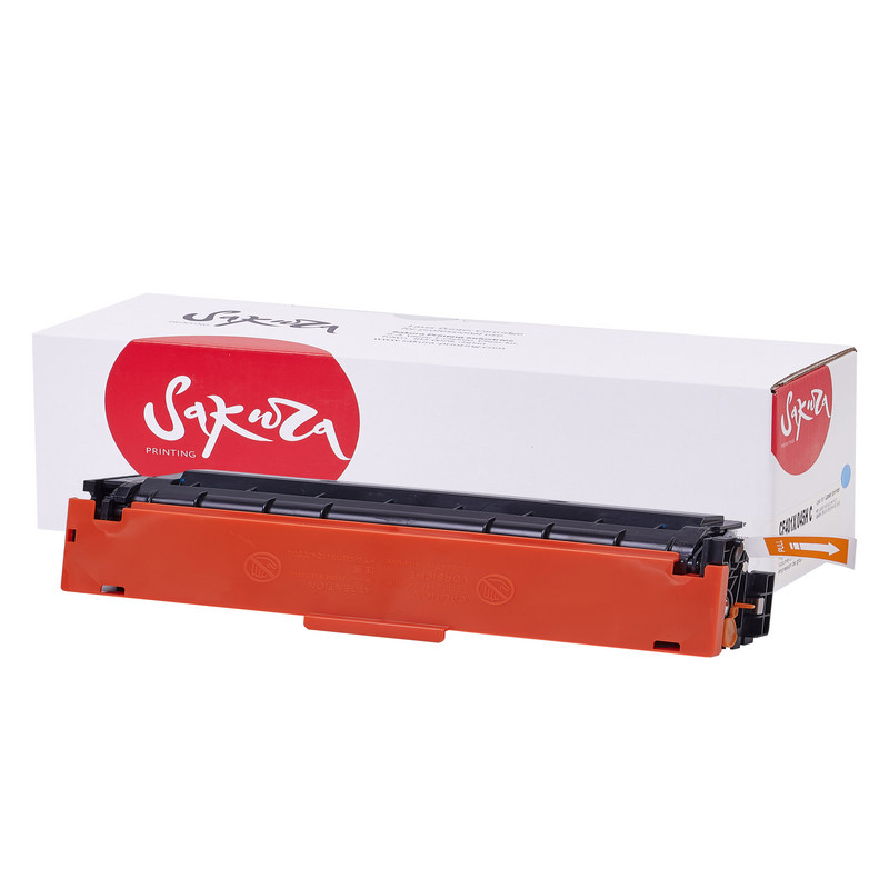 Картридж Sakura CF401X 045H C для HP, Canon, голубой, 2200 к.