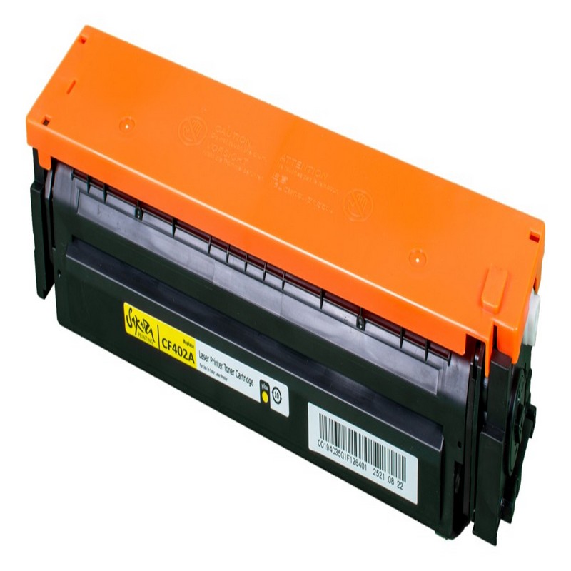 Картридж Sakura CF402A (201A) для HP, желтый, 1400 к.