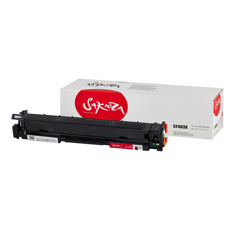 Картридж Sakura CF403X (201X) для HP, пурпурный, 2300 к.