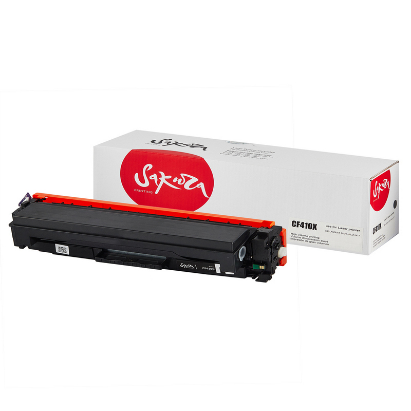 Картридж Sakura CF410X (410X) для HP, черный, 6500 к.