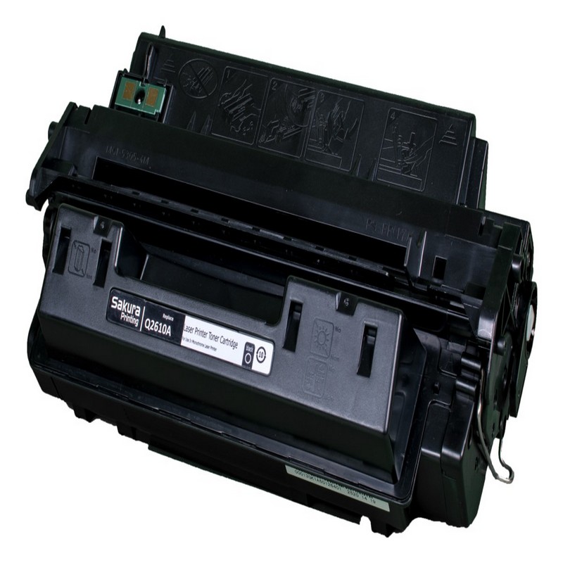 Картридж Sakura Q2610A (10A) для HP, черный, 6000 к.