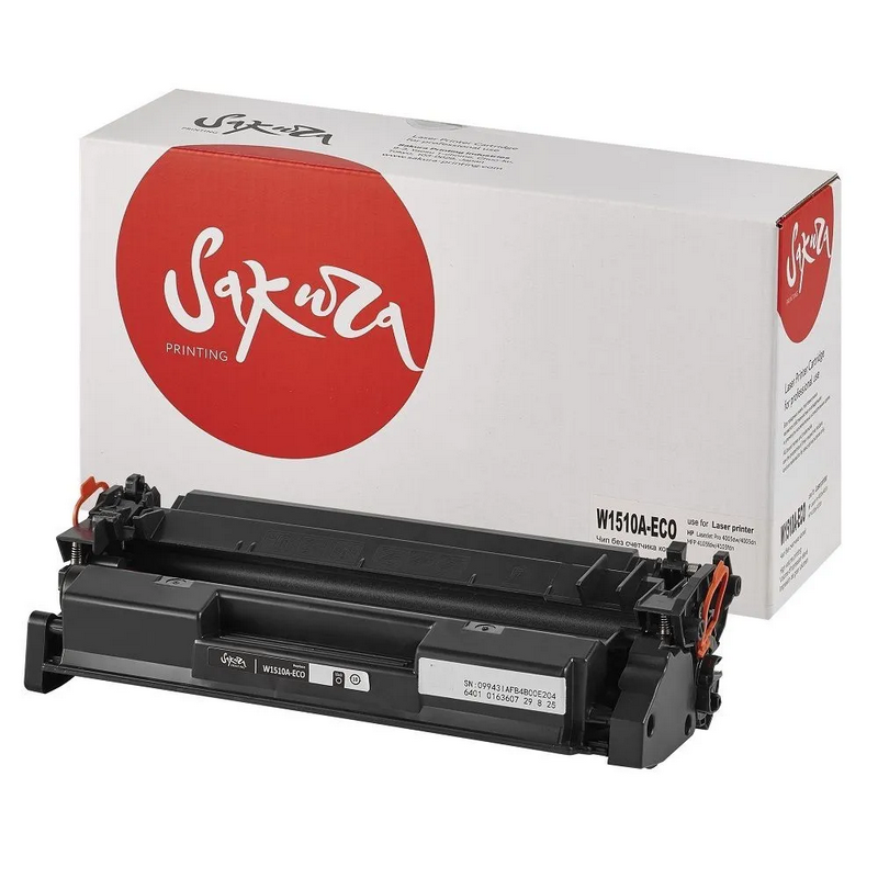Картридж Sakura W1510X ECO для HP LaserJet Pro 4003, 4103, черный, 9700 к. (чип без счетчика копий)