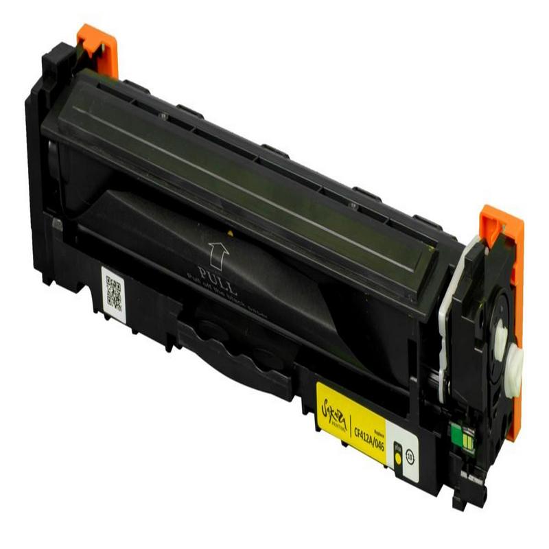 Картридж Sakura CF412A 046 Y для HP, Canon, желтый, 2300 к.